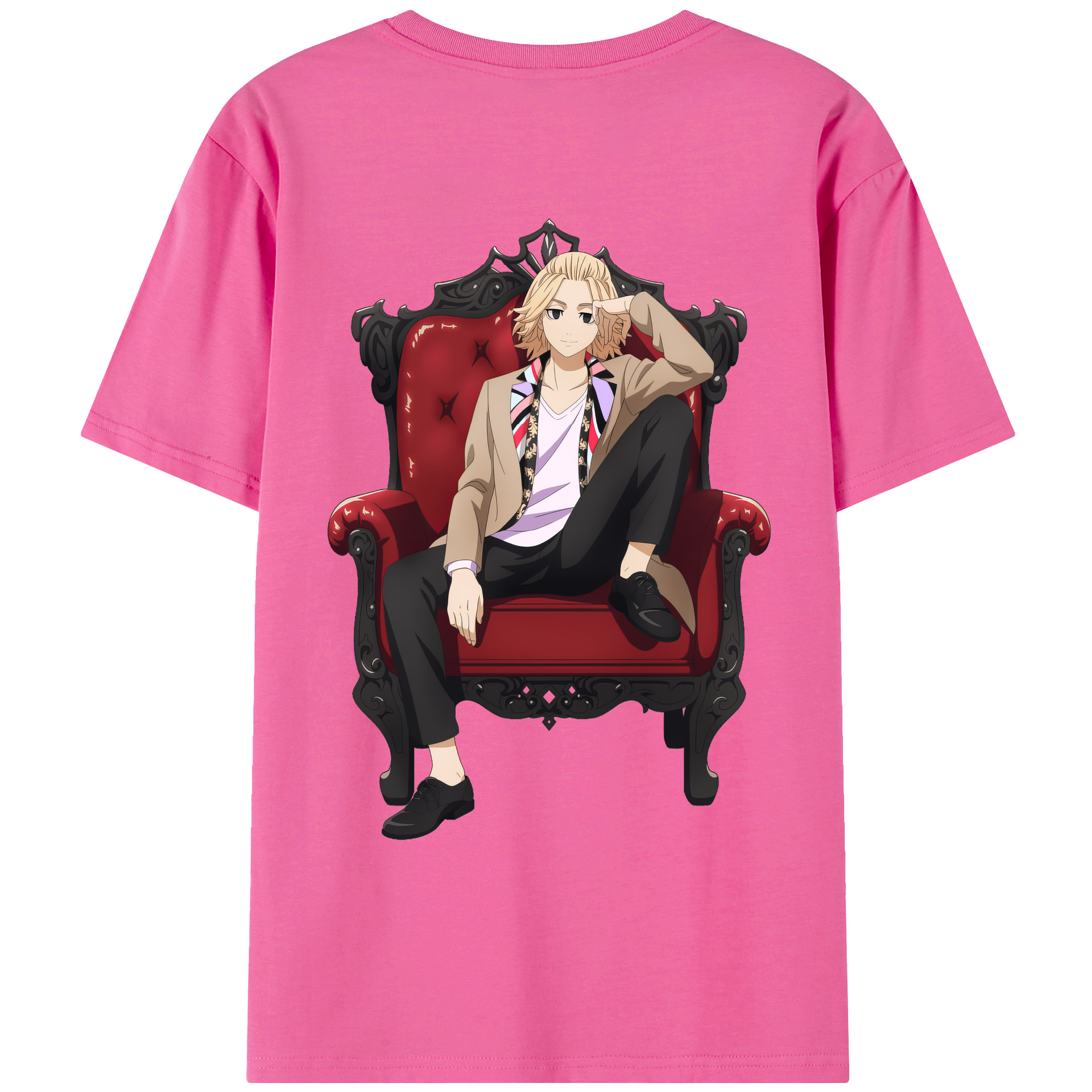 （画像用） 東京リベンジャーズ Tokyo Revengers レディース半袖Tシャツ(バックプリント)